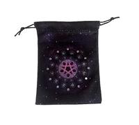 Pochette de tarot - Boîte de rangement en velours composite de 13 x 18 cm | Boîte de rangement vintage gothique pour les amateurs de bijoux et colliers