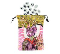 Pochette de Tarot | Sac de Tarot en Velours | Organiseur imprimé - Accessoires de Divination pour Rune en, Bijoux, Adolescents et Adultes, réunions de Voyage, fête de Jeu, SAE10#, Refer to