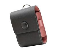 Pochette de télémètre avec support, sac banane compact en cuir pour l'extérieur, accessoire de golf pour jeu de terrain et pratique, pochette de recherche de parcours, sac fourre-tout de golf