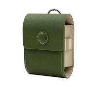 Pochette de télémètre avec support, sac banane compact en cuir pour l'extérieur, accessoire de golf pour jeu de terrain et pratique, pochette de recherche de parcours, sac fourre-tout de golf