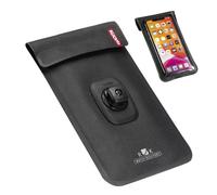 Pochette de téléphone + adaptateur giratoire Klickfix Light S Noir