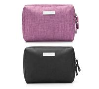 Pochette De Toilette 2 Pièces, Sac De Rangement en Tissu Oxford, Sac De Rangement Multifonctionnel, Sac Cosmétique De Voyage, Sac Cosmétique De Grande Capacité