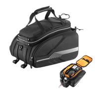 Pochette De Transport De Vélo - 14,17 X 12,99 X 8,66 Pouces, Sac Arrière De Moto, Construction En Coton Perlé En Velours PU 1408 G | Installation Rapide Structure Stable VTT Escapades De W nd