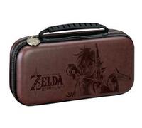 Pochette de transport Deluxe BigBen Zelda Breath of the Wild Marron pour Nintendo Switch Lite G