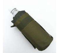 Pochette de transport pour bouteille d'eau pour les aventures en plein air conçue pour le cyclisme, la randonnée, le camping, l'escalade et les jeux de guerre avec fermeture sécurisée (vert)