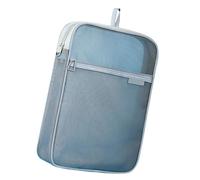 Pochette de transport pour documents journaliers, C | Pochette de rangement transparente zippée avec poignée portable et rangement d'étude
