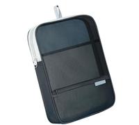Pochette de transport pour documents journaliers, D | Pochette de rangement transparente zippée avec poignée portable et rangement d'étude