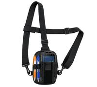Pochette de transport pour scanner avec sangle réglable | Sac de scanner de codes-barres portable pour employés, gestionnaires, transporteurs de personnel, employés, auditeurs