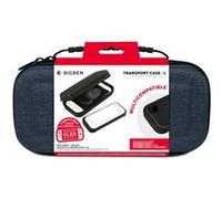 Pochette De Protection Large Pour Nintendo Switch Permet Le Rangement De La Console Et De 2 Joy-Con Attachés Ainsi Que Des Câbles - Couleur : Gris Chiné