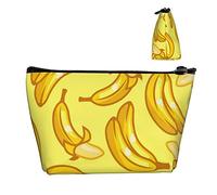 Pochette de Transport zippée Sac de Maquillage Banane drôle de Dessin animé, Sac de Rangement Durable Oxford Pencil Coin Trousse de Toilette pour Femmes Filles