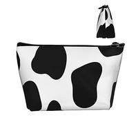 Pochette de Transport zippée Sac de Maquillage cosmétique imprimé Vache, Sac de Rangement Durable Oxford Pencil Coin Trousse de Toilette pour Femmes Filles