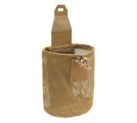 Pochette de vidange, sac banane de grande capacité avec cordon de serrage pour le rangement et l'organisation en extérieur, pochette utilitaire pliable attachée à la ceinture pour la cueillette des fr