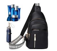 Pochette de voyage à bandoulière - Sac à main compact style sac banane | Accessoire de mode pour les sorties décontractées, le shopping, la randonnée, la marche, le tourisme, les fêtes, les vacances