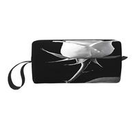 Pochette de voyage compacte à imprimé floral - Organiseur de poche léger, tissu Oxford 600D et rembourrage en mousse, essentiels de gym