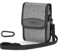 Pochette de Voyage Étui à Bandoulière pour Appareil Photo Sony ZV-1II ZV-1 ZV-1F RX100 Séries, Ricoh GR GRII GRIII GRIIIx HDF, Olympus TG7 TG6 TG5 TG4 et G7X, G5XII (130 x 80 x 50 mm).[V231]