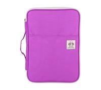Pochette De Voyage Multifonction A4, Trousses Imperméable Oxford Cloth Sac Certificat Documents Avec Fermeture éclair étanche Organizer Passeport Conference Folder Housse étui Cahiers Stylos Violet