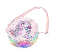 Pochette D'épaule Licorne Pailletée Rose pour Garçon et Filles, Élégante