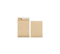 Herlitz Lot de 5 enveloppes pliantes autoadhésives en papier C4 130 g/m² 4 cm Marron