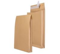 MAILmedia Pochette à soufflets avec bande adhésive, C4