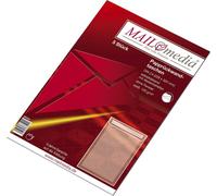 Pochette d'expédition MAILmedia blanche avec dos en carton C4 sans fenêtre 5 pochettes d'expédition
