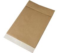 Pochette d'expédition matelassée Dimensions 250x50x353+50mm papier kraft brun SK L353xBmm
