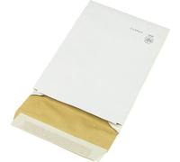 Pochette d'expédition matelassée K-Pack Dimensions 162x229mm Pli latéral 50mm C5 blanc Bande adhésive L229xBmm