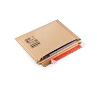 Pochette d'expédition postal robuste en carton kraft brun à ouverture latérale - 360 x 250 mm - Lot de 20
