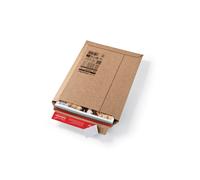 Pochette d'expédition postal robuste en carton kraft brun ondulé - 235 x 340 mm - Lot de 20