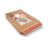 Pochette d'expédition postal robuste en carton kraft brun ondulé - 340 x 500 mm - Lot de 20