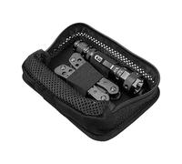 Pochette d'insertion modulaire | Sac utilitaire avec crochet et boucle | Porte-outils portable en maille avec fermeture éclair pour intérieur ou extérieur, maison, voyage, camping