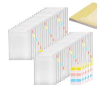 Pochette Document Transparente Trente Étuis De Rangement Avec Soixante