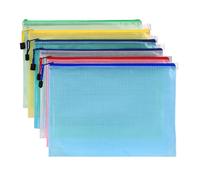 Pochette Document Zippée Sac à documents étanche, classeur, carte, bureau, école, dossier, livre, crayon, papier, fournitures de rangement(A4 34CMx24CM)