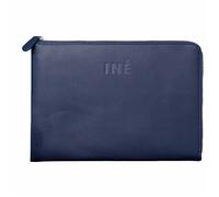 Xoopar Sacoche pour ordinateur Ine Laptop – Cuir recyclé – 14/15 Bleu