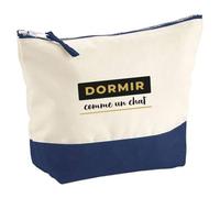Pochette Dormir comme Un Chat - Pouch - Idée Pochette Rangement Cadeau Anniversaire Fête Original Famille Travail Départ Collègue Retraite Noël. - Noir&Doré - 4