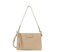 LANCASTER | Dune - Pochette Cuir de Vachette Grainé Beige foncé