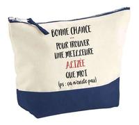 Pochette D'une Alizée Ça N'existe Pas Idée Cadeau Pour Collègue Travail Retraite Trousse Grand Format Maquillage Toilette