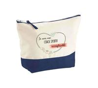 Pochette D'une Coach Sportif Irremplaçable Idée Cadeau Pour Collègue Travail Retraite Trousse Grand Format Maquillage Toilette