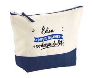 Pochette Eden Depuis Toujours au Dessus du Lot - Pouch - Idée Pochette Rangement Cadeau Anniversaire Fête Original Famille Travail Départ Collègue Retraite Noël.