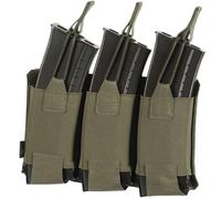 Pochette élastique M-Tac Elite Laser Cut pour 3 chargeurs - Ranger Green