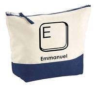Pochette Emmanuel Lettre Clavier | Grand Format | Idée Cadeau Prénom Informaticien G amer Anniversaire Oncle Parrain Beau Papa Collègue Départ Retraite Noël