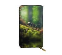 Pochette en cuir motif King of Ants (19,1 x 10,4 cm) - Porte-monnaie pour clés