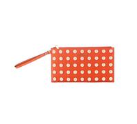 Pochette en cuir orange Michael Kors