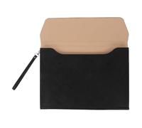 Pochette en Cuir PU avec Fermeture Magnétique et Coins Métalliques Noirs | Protection Étanche et Structure Renforcée, Design Élégant Professionnel, Adaptée aux Certificats et Documents
