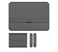 Pochette en cuir PU for ordinateur portable, pochette for tablette, adaptée à Samsung Galaxy Tab S9 / Plus/Ultra 2023, pochette universelle avec support pliable(Gray,S9 Ultra 14.6inch)