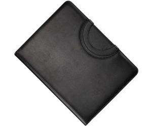 Pochette en Cuir PU Zippée A4, Classeur Élégant Multi-compartiments | Protège le Contenu, Léger et Facile à Transporter, Style Soigné, pour Dossiers Administratifs et Bureau