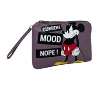 Pochette en cuir synthétique Disney Beauty Case avec fermeture éclair organisateur de sac à main, Mickey, Pochette, Contemporain