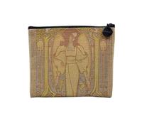 Pochette en Lin - Art Nouveau Ange Elegant Moderne Decoratif Design - Trousse Maquillage en Toile Aspect Lin - Porte Monnaie - 15 x10 cm