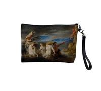 Pochette en Lin - Domenico Fetti Hero Mourning The Dead Leander Peinture - Trousse Maquillage en Toile Aspect Lin - Trousse de Toilette - 23,5 x15 cm