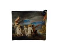 Pochette en Lin - Domenico Fetti Hero Mourning The Dead Leander Peinture - Trousse Maquillage en Toile Aspect Lin - Porte Monnaie - 15 x10 cm
