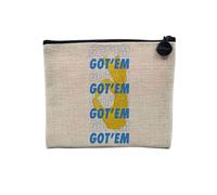 Pochette en Lin - Got'em OK Sneakerhead Collection Shoes Hobby Kicks - Trousse Maquillage en Toile Aspect Lin - Porte Monnaie - 15 x10 cm